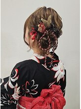 ベルグロー 北新地上通り店(BELLEGROW) 浴衣アップスタイル