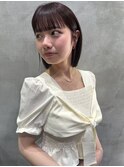 新潟／万代　髪質改善／チェリーレッドレイヤー