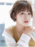 20代30代40代/骨格矯正/小顔エアリーパーマショート/パーマボブ