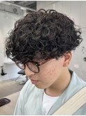 名古屋名駅プードルパーマスパイラルパーマ波巻きパーマ