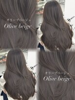 アマトウキョウスマートサロン(AMA TOKYO×Smart Salon)&nbsp;韓国ヘア　透明感カラー　オリーブベージュ