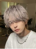 ハイライト/マッシュパーマ/ウルフ/アッシュブラック/八王子駅