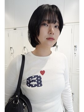 テクネ 天神大名(techne) 天神大名顔周りレイヤーカットミディアムボブタッセルボブ今泉