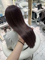 ロンドルピナス 小倉(Lond Lupinus) 黒髪カタログ/オリーブグレー/ココアベージュ/小顔に見せるヘア