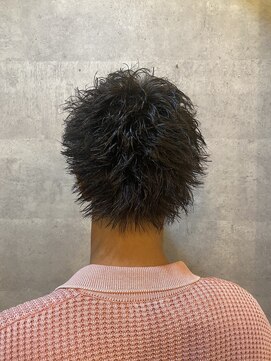 メンズピンパーマスタイル