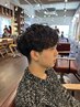 【橋本指名限定】メンズカット×カラーorパーマ（フェザーパーマ、シャドウ)