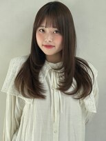 ザックラフィネ(ZACC raffine)&nbsp;縮毛矯正/ワンカール/ハッシュカット/ココアブラウン/韓国巻き