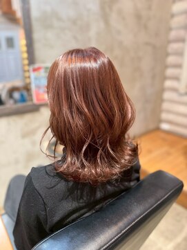 クレエ ヘアー デザイン(creer hair design) 20代30代40代◎大人可愛い小顔無造作くびれヘアマロンブラウン
