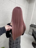 サイ(PSY)&nbsp;ピンクベージュ/髪質改善／池袋/ダブルカラー／ハイトーン
