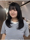 オリーブグレー/レイヤーカット/黒髪/マロンベージュ/横浜