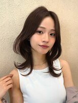 トイロ 渋谷(Toiro)&nbsp;小顔カットくびれレイヤーミディアム透明感ベージュカラー