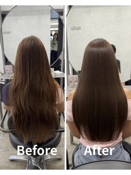 トゥエル バイ ディプティモイラ(tuelu by dipty MOILA) 艶髪メニューBefore&After