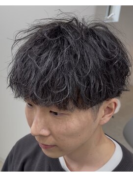 ベル 桑名(BHEL) 桑名メンズパーマツイストスパイラルパーマッシュウルフカット