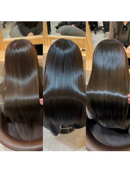 アトレ 南堀江店(attrait)の写真/大人女性の髪悩みに寄り添い、白髪・うねり・広がりなど、大人女性の髪悩みに寄り添うサロン。