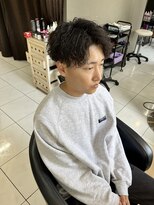 ラヴィット 横浜店(LUVIT) センターパート ツイストスパイラル メンズパーマ 横浜