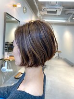 アロン(alon) 大人ショートボブ/オシャレボブ/丸み/30代40代50代60代似合わせ