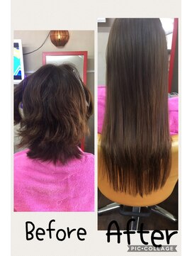 エクステンション アトレ(extention attre) 軽いくせ毛ヘア×エクステ60本