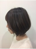 30代・40代女性におすすめふんわりひし形ボブ
