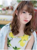 *bliss川口*外国人風レッドブラウン×大人くせ毛風ウェーブa