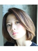 【FIKA　津田沼】ナチュラル大人女子前下がりボブ