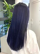 ジーナ 福岡天神(Zina)&nbsp;くすみカラーダークアッシュミストバングエアリーミディ