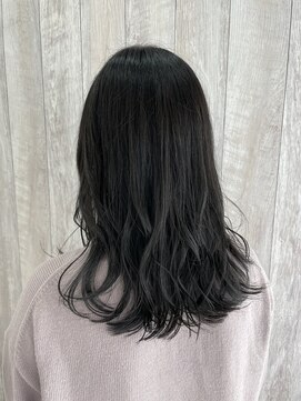 シエル 立川店(CIEL) 大人気☆ブルーブラック×ロング【CIEL×maki】