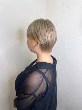 レイール 下北沢(Reir) 【Reir下北沢】*マニッシュショート+ジンジャーブロンド*