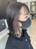 チェレ オレ 新金岡店(Chere ore)&nbsp;10代20代インナーカラー【ハイトーンラベージュ】外ハネボブ