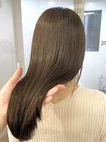 エリマ 調布(elima)&nbsp;イルミナカラー アッシュベージュ 髪質改善 縮毛矯正