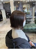 切りっぱなしボブ