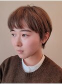 【SHARON原宿】ナチュラルショート×クリアベージュ