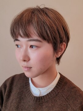 シャロン(SHARON) 【SHARON原宿】ナチュラルショート×クリアベージュ