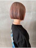 ミニボブ/ショート/ショートヘア/前下がりボブ/ぱつっとボブ
