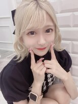 リルミー(Lilme)&nbsp;ふわふわハーフアップ×ハイトーン＊まゆ