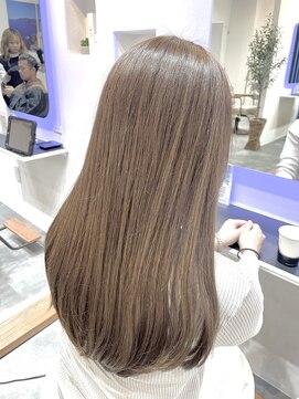 シードバイシャムロック(SEED by Shamrock) ブリーチなしダブルカラー　ベージュ　ミルクティー