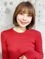 ハローバイシー 仙台(Hello by Sea)&nbsp;顔周り/前髪カット×韓国風レイヤーカット×ボブ[ボブ]