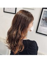 ヘア フラッグ 西葛西店(hair flag)&nbsp;【オレンジベージュ】イヤリングカラー