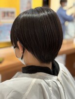 アメイジングヘアー 千歳店(AMAZING HAIR) ハンサムショート/メンズライク/黒髪/艶髪/10代20代30代40代50代