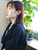 バース(BIRTH)&nbsp;天神【BIRTH】こなれミディイメチェン前髪暖色カラー　7