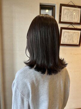 ココカラヘアー ニコ(cococara hair nico) モカブラウン/くびれレイヤー/外ハネロブ