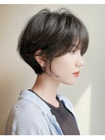 エダ 鎌倉(edA.) 小顔ショート#髪質改善#白髪ぼかし#鎌倉#40代#50代#グレージュ