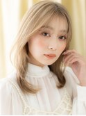 外国人風ホワイトブロンドイメチェン小顔ウルフY志木20代30代