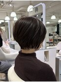 丸みショート/くびれショート/ショートボブ/ショートカット