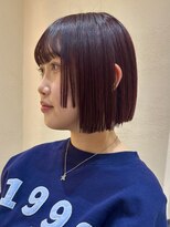 サイン 渋谷(SIGN)&nbsp;20代/タッセルボブ/レイヤーボブ/透明感カラー