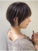 ショートボブ30代40代50代似合わせナチュラル前髪【倉田】