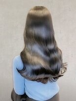 アース 上本町店(HAIR&MAKE EARTH) イメチェンシースルーバングオリーブベージュ