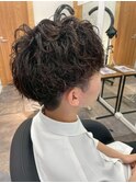 スペインカール/スパイキーショート/ブルーブラック/金沢文庫