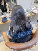 ブルーカラー　エンドカラー　横浜デザインカラー　N