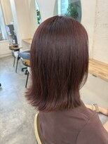 ロア 四条河原町店(LoRE)&nbsp;イルミナカラーで鮮やかなレッドカラー