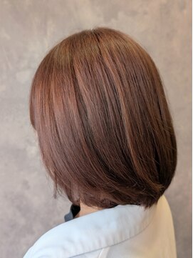 ザ ラブズ ラフズ ヘアー 本店(the loves laughs hair) 艶ブラウン(ワンブリーチ)/ダブルカラー/透明感カラー